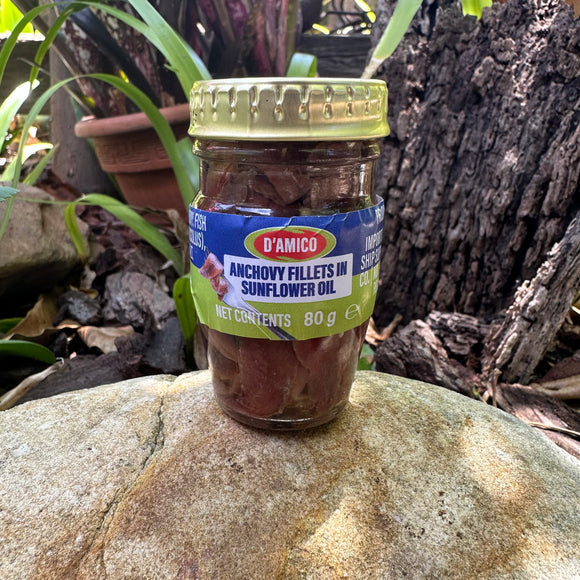 D'Amico - Anchovy Fillets in Sunflower Oil (80g)