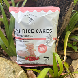 Bakali Mini Coated Rice Cakes - Strawberry (60g) - The Deli