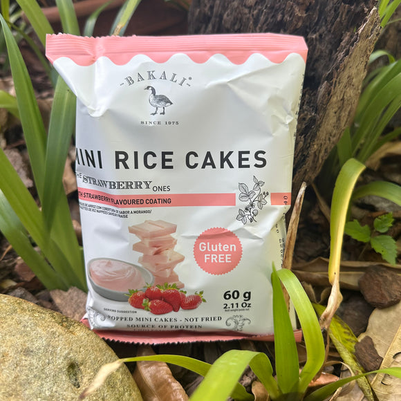 Bakali Mini Coated Rice Cakes - Strawberry (60g) - The Deli