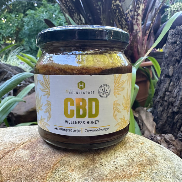 CBD Wellness Honey (Turmeric & Ginger) (325g) - The Deli