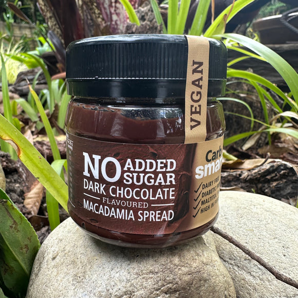 Carb Smart Dark Chocolate Flavoured Macadamia Spread (250g) - The Deli