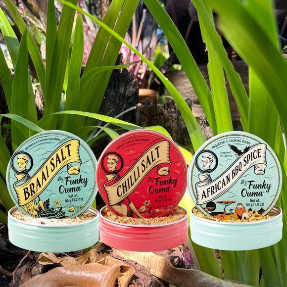 Funky Ouma - Traveling Trio Gift Pack (Chilli/African BBQ/Braai) - The Deli