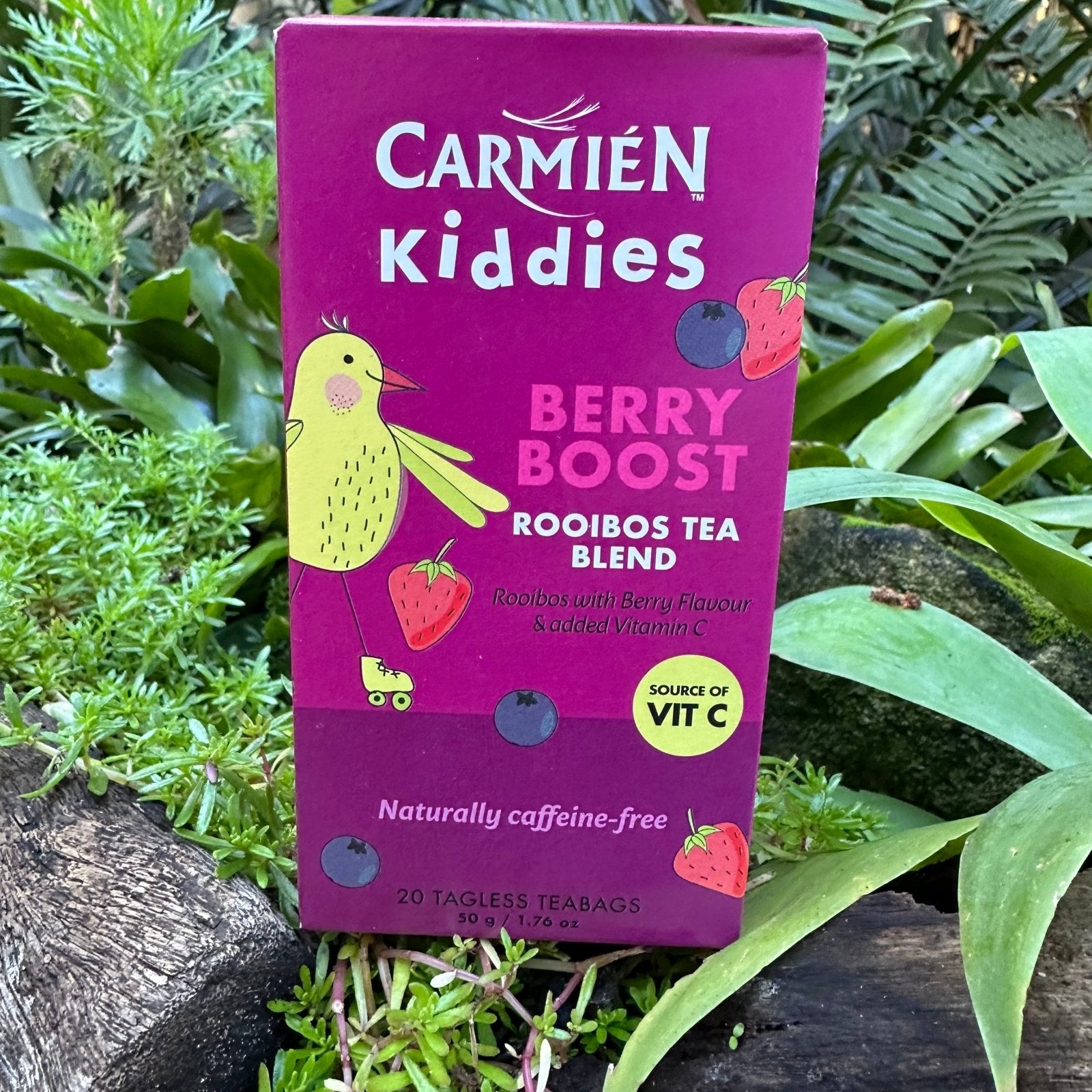 Carmien Kiddies Berry Boost Rooibos Tea Blend (20 compostable teabags) - The Deli