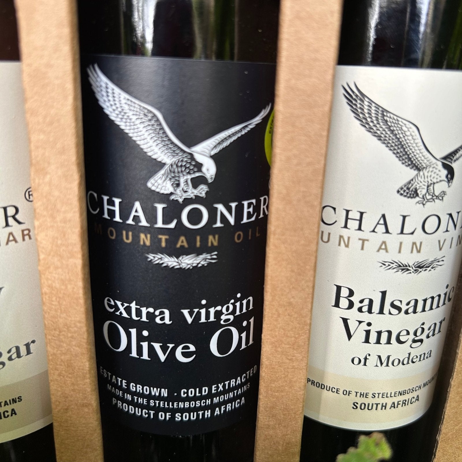 Chaloner EVOO/Balsamic Vinegar/Raspberry Vinegar Trio Gift Pack (3x250ml) - The Deli