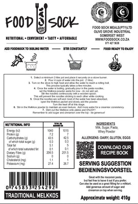 Food Sock - Traditional Melkkos (serves 4) - The Deli