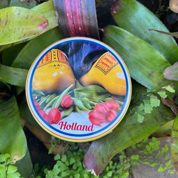 Blikjes Stroopwafels (8-pack in tin) - Holland Clocs - The Deli