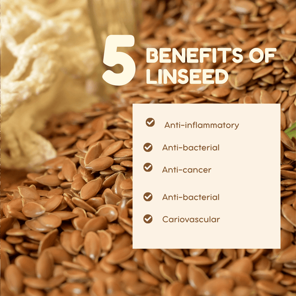 Linseed / Flaxseed (1kg) - The Deli