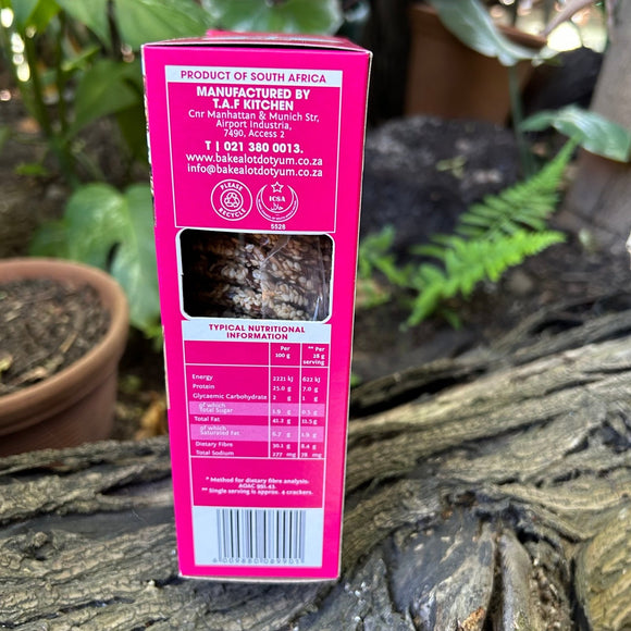 Bake a lot.yum Lightly Salted Seed Crackers (210g) - The Deli