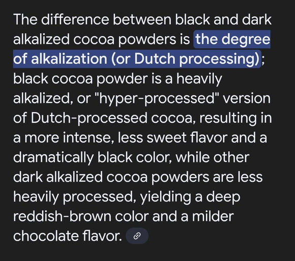 Cocoa Powder (Black Imperial) (25kg) - The Deli