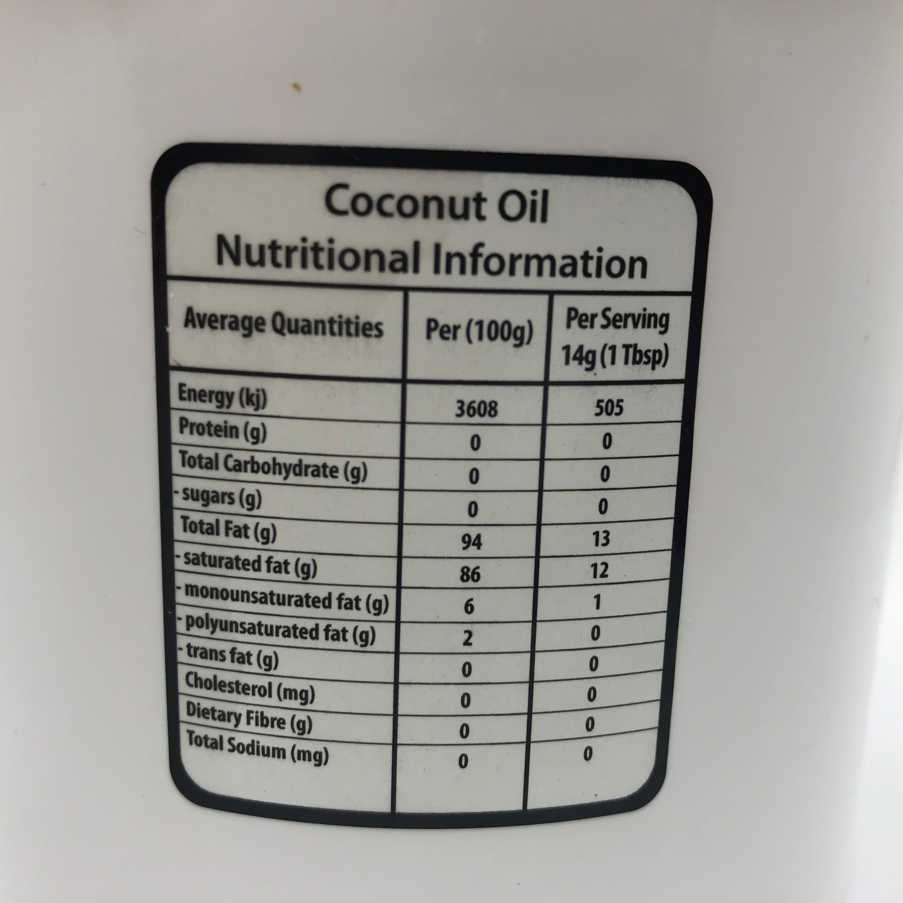 Coconut Oil (1l)