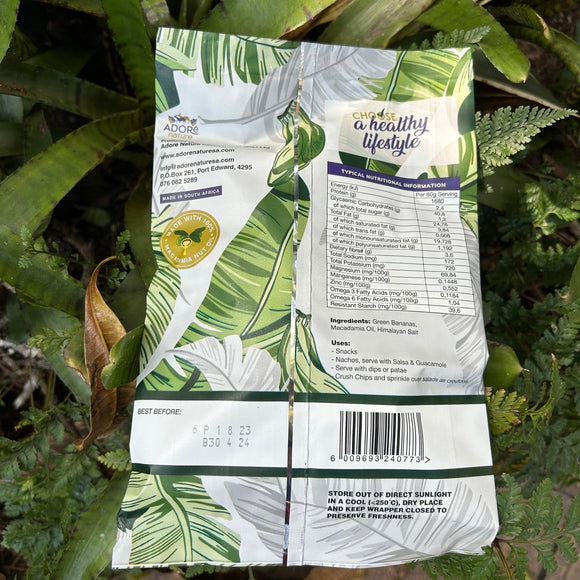 Green Banana Chips - Lightly Salted (80g) - The Deli