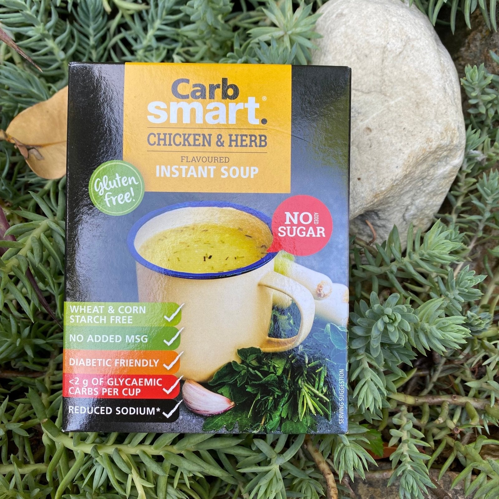 Carb Smart Chicken & Herb Instant Soup (4x17g) - The Deli