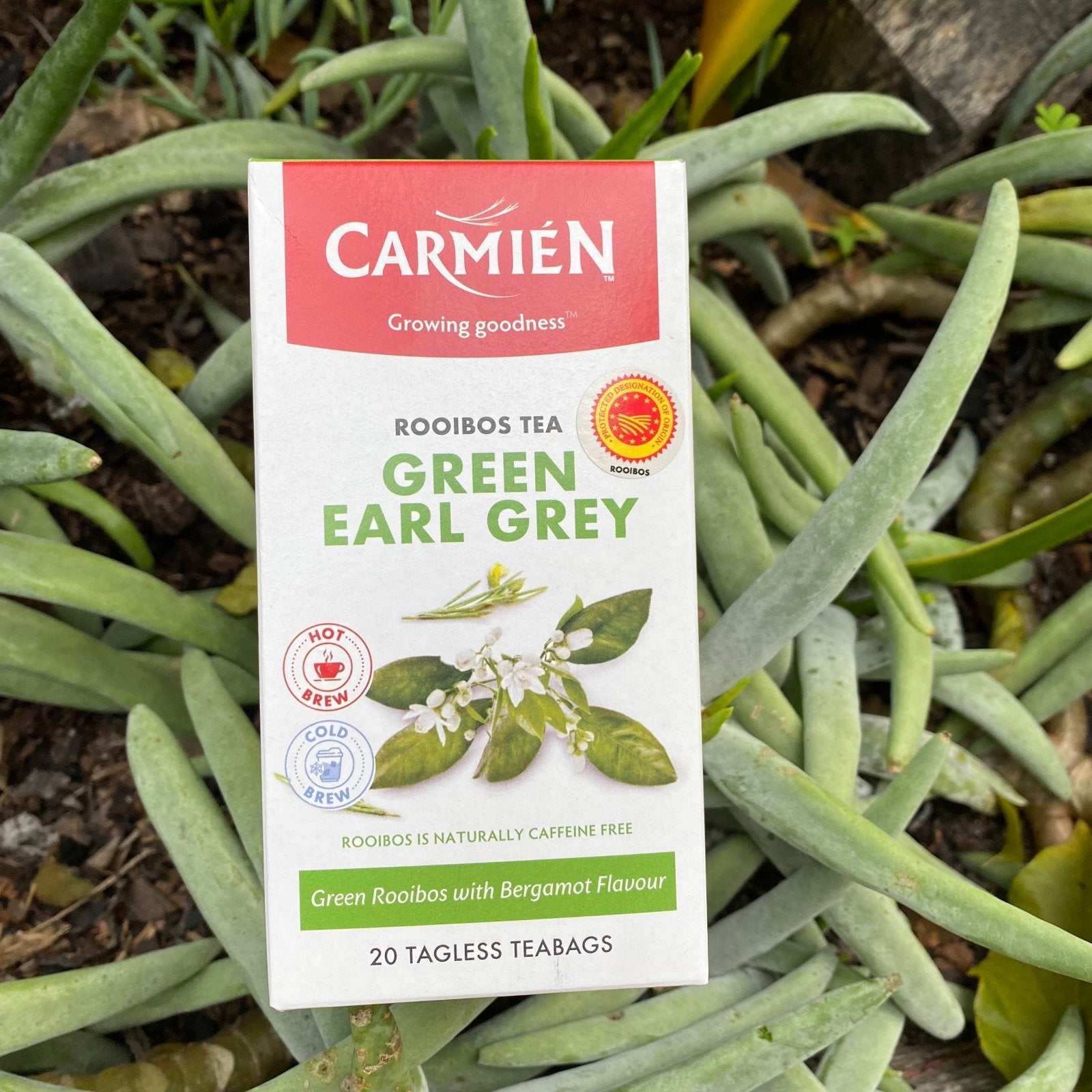 Carmien Green Earl Grey (20 tagless teabags) - The Deli