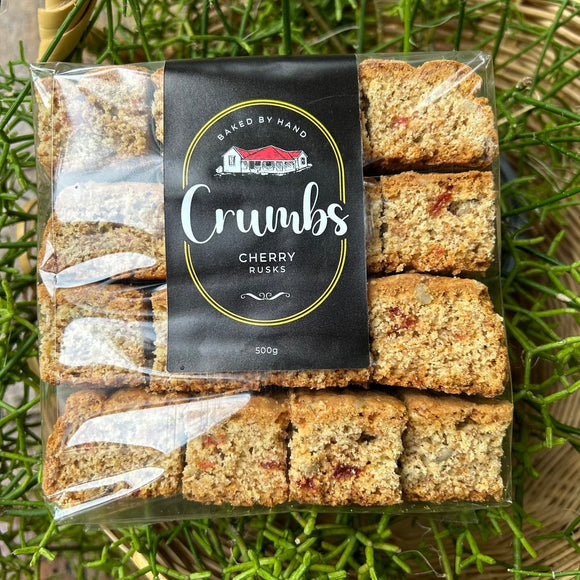 Crumbs Cherry Rusks (500g) - The Deli