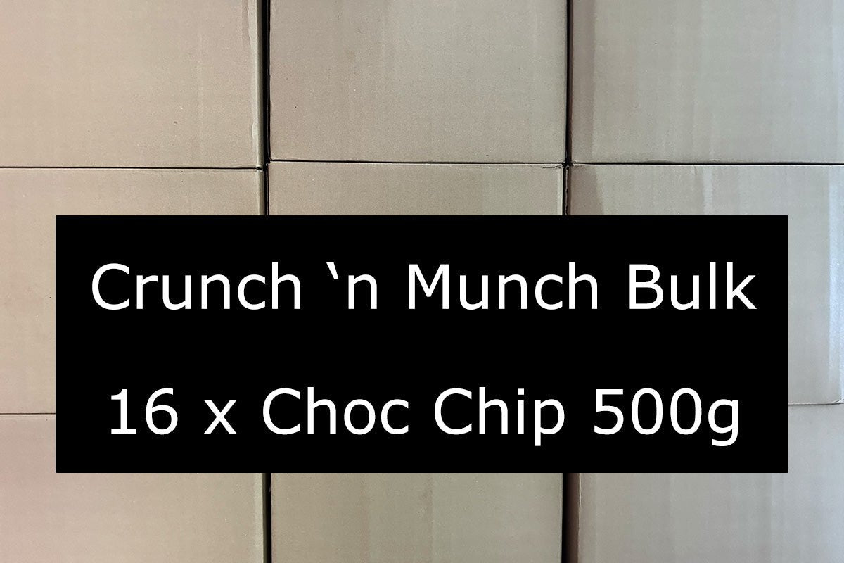 Crunch 'n Munch - BULK Choc Chip Biscuits (16 x 500g) - The Deli