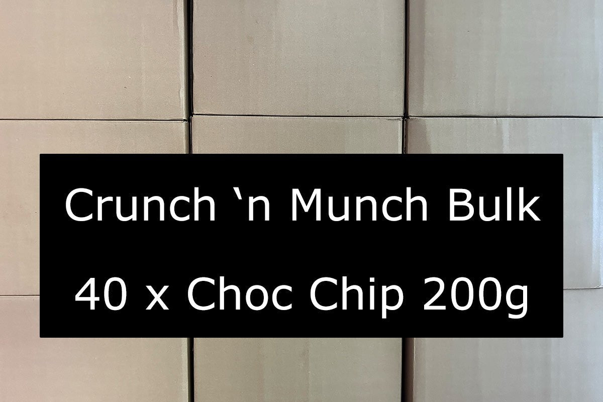 Crunch 'n Munch - BULK Choc Chip Biscuits (40 x 200g) - The Deli