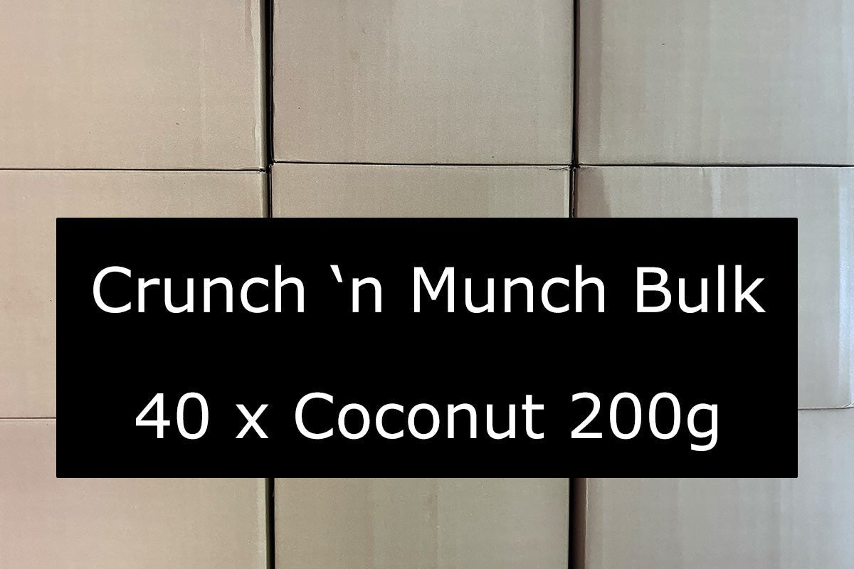 Crunch 'n Munch - BULK Coconut Biscuits (40 x 200g) - The Deli