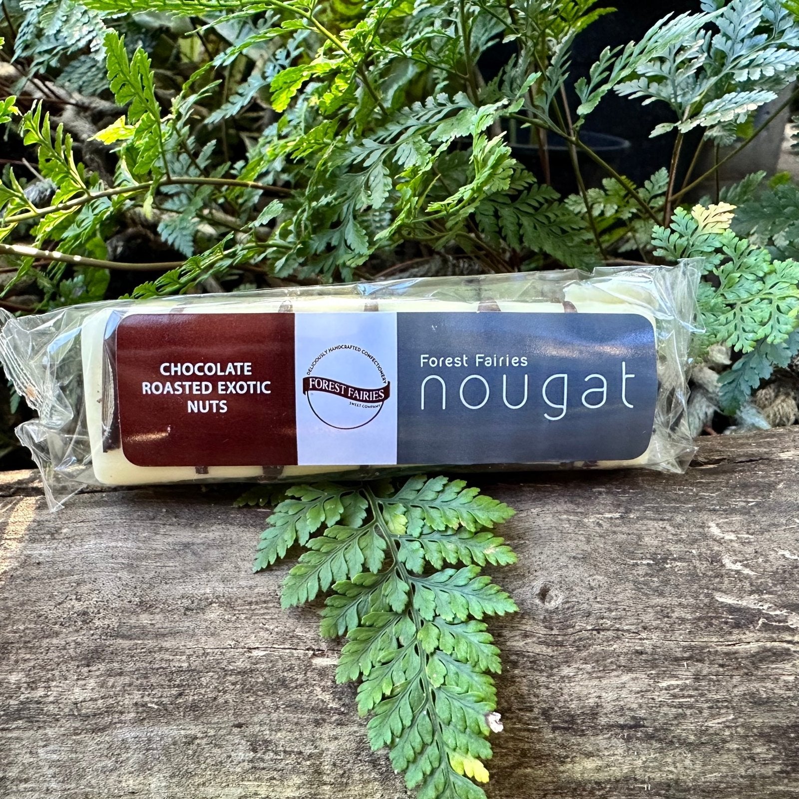 Forest Fairies Nougat - Chocolate Roasted Exotic Nuts - White Chocolate (50g) - The Deli