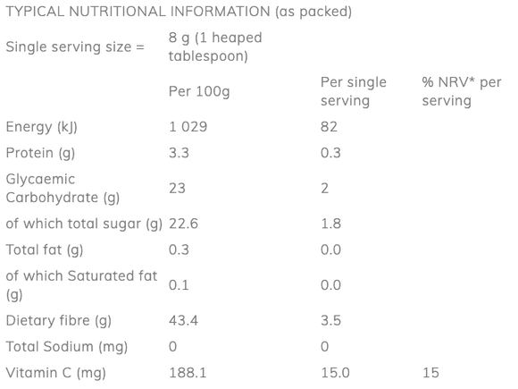 Baobab Powder - Organic (200g) - The Deli