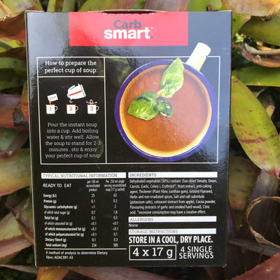 Carb Smart Beef & Veg Instant Soup (4x17g) - The Deli
