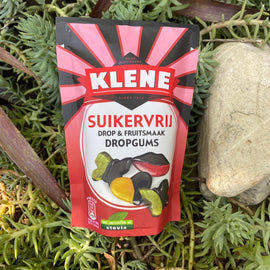 Klene Suikervrij Drop & Fruitsmaak Dropgums (Sugar Free) (110g) - The Deli