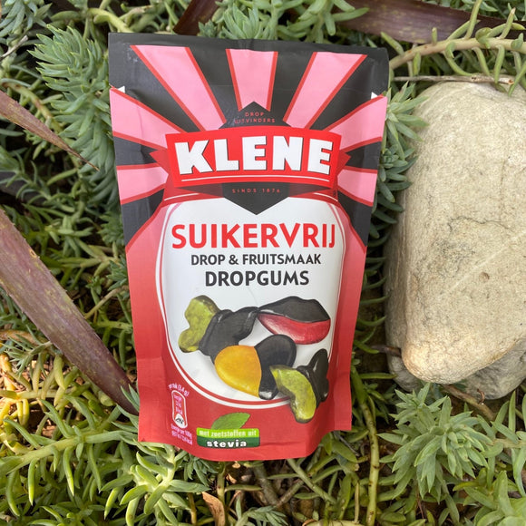 Klene Suikervrij Drop & Fruitsmaak Dropgums (Sugar Free) (110g) - The Deli