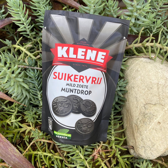 Klene Suikervrij Mild Zoete Muntdrop (Sugar Free) (100g) - The Deli