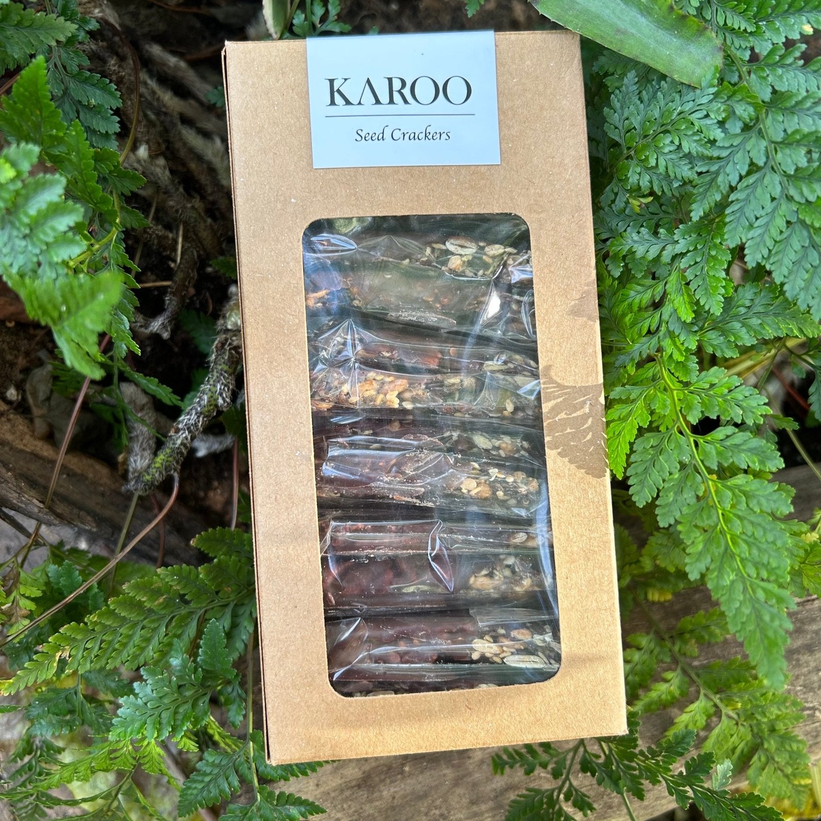 Karoo Dark Chocolate Seed Crackers (10 x 20g) (200g) - The Deli