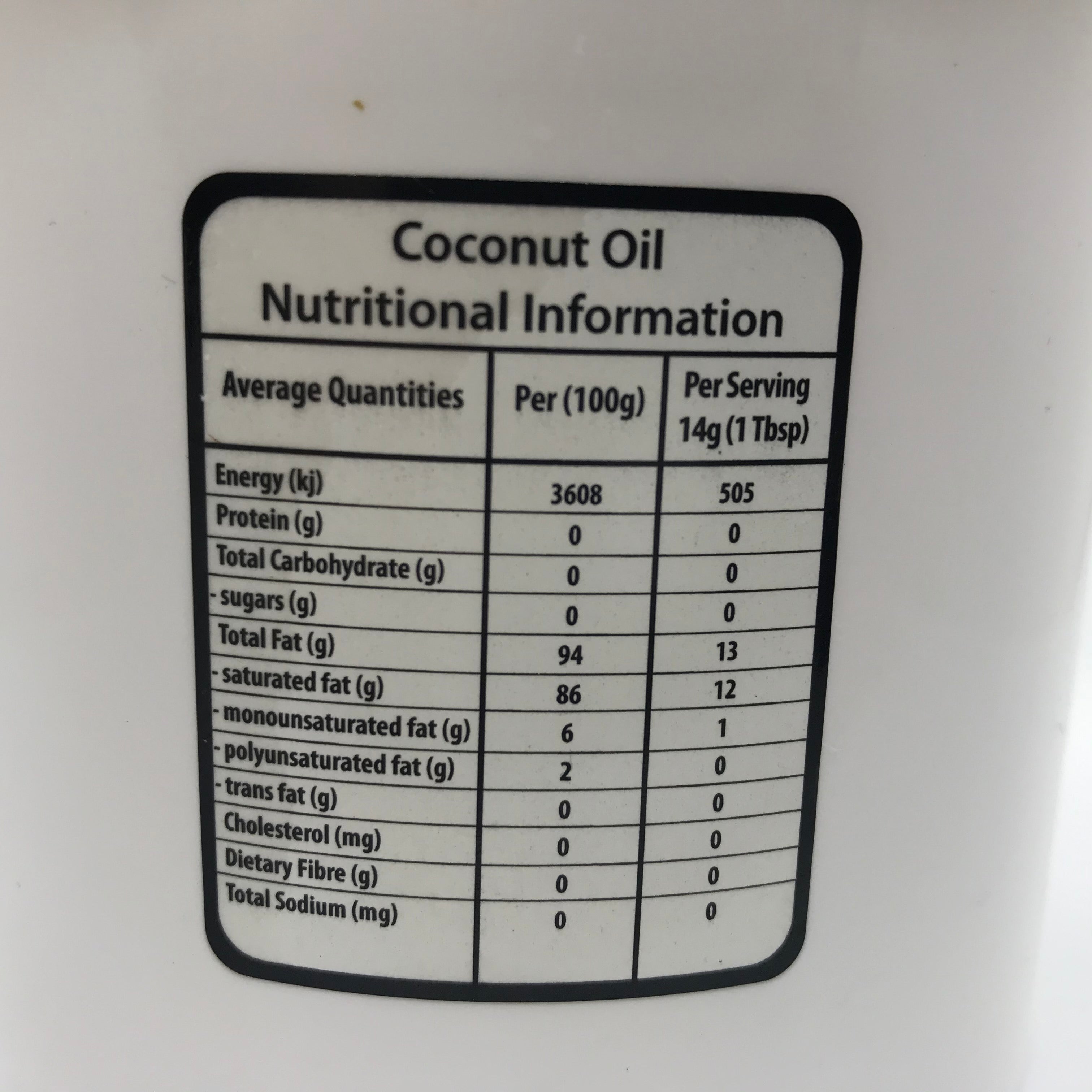 Coconut Oil (1l) - The Deli