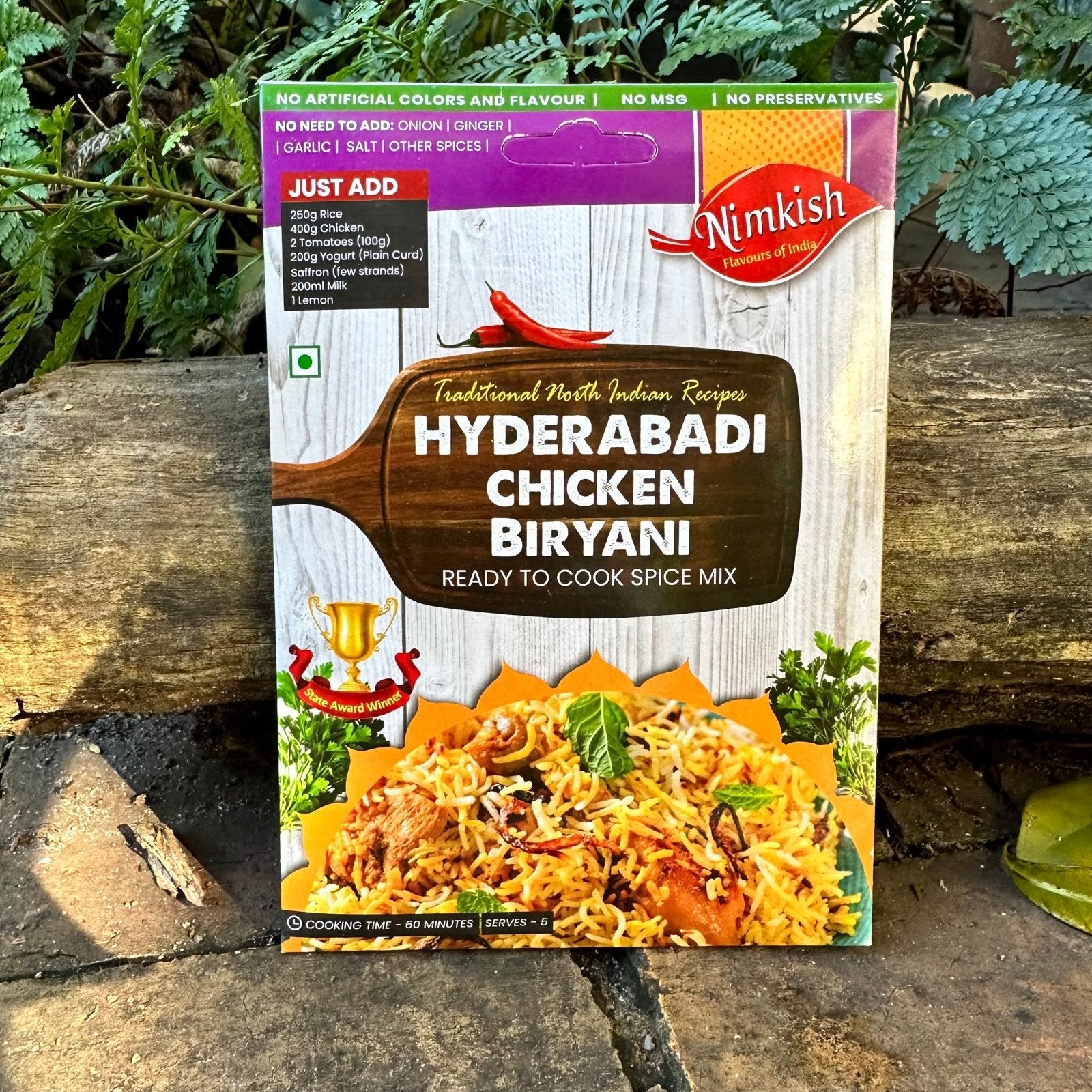 Nimkish Hyderabadi Chicken Biryani Spice Mix (40g) - The Deli
