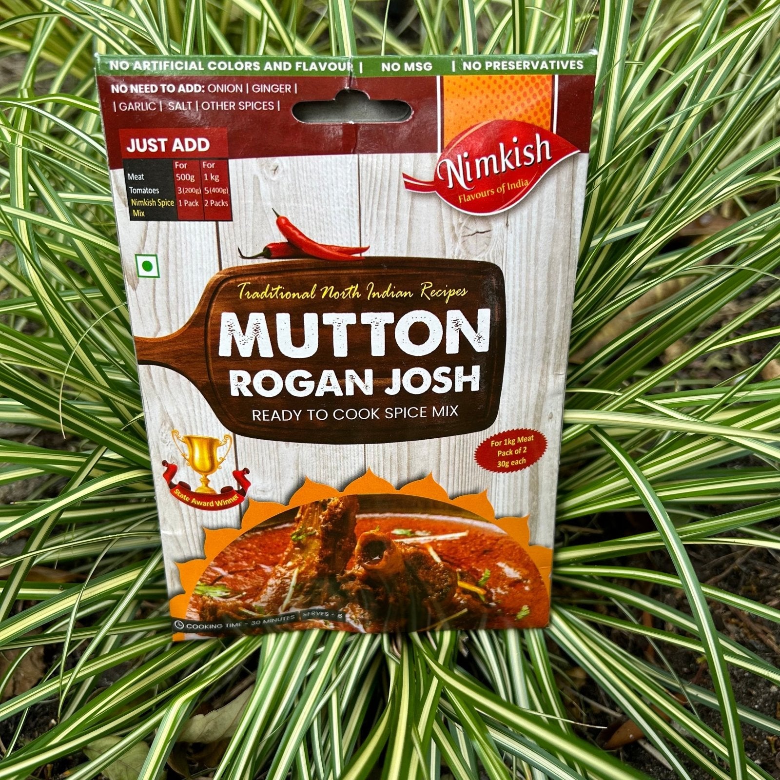 Nimkish Mutton Rogan Josh Spice Mix (60g) - The Deli