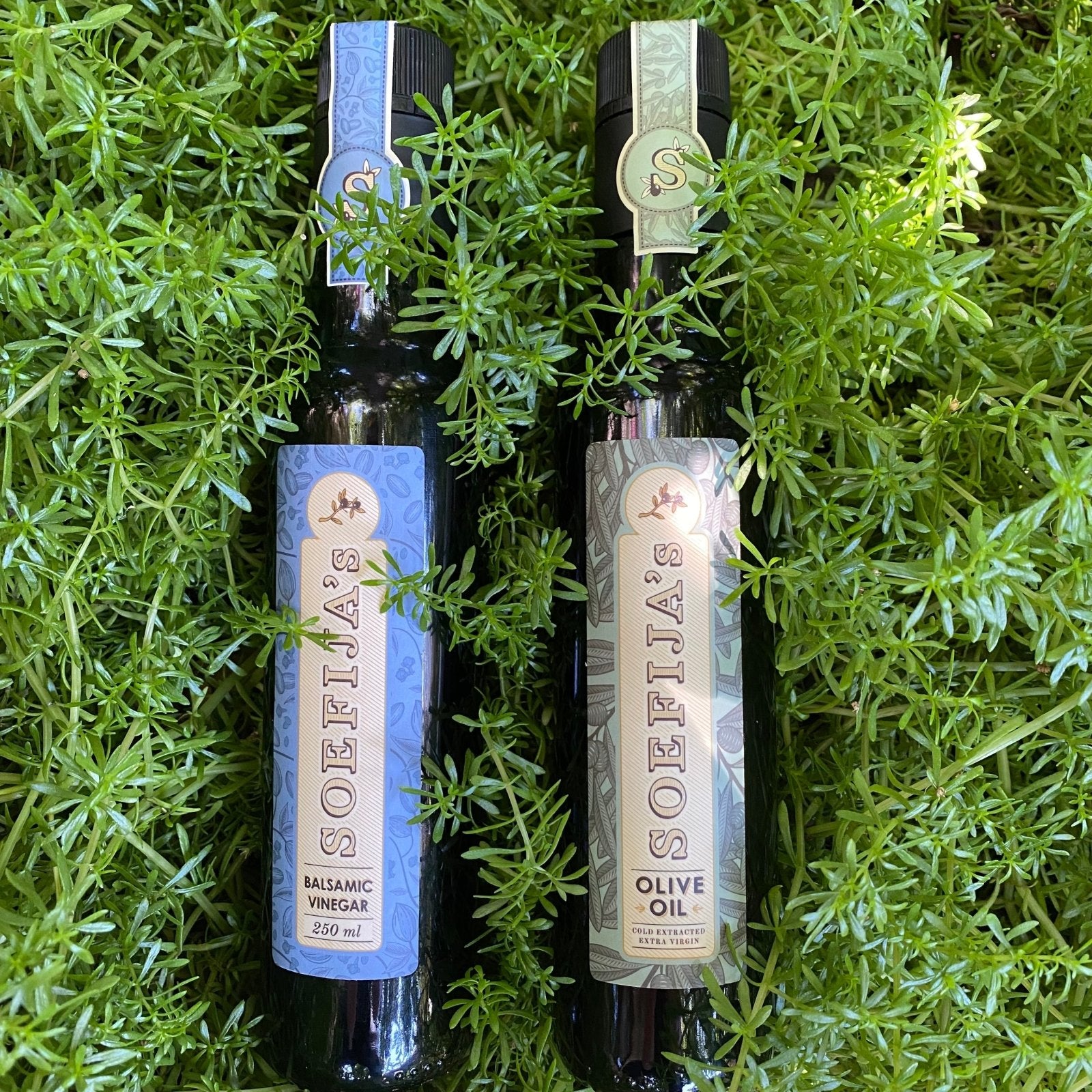 Soefija's Balsamic Vinegar (250ml) & Extra Virgin Olive Oil (250ml) Combo - The Deli